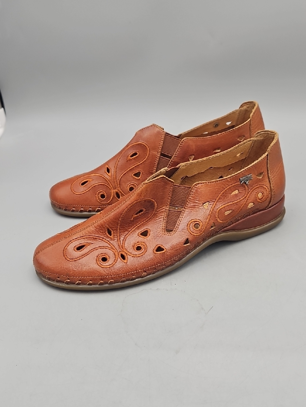 Pikolinos Jerez Leather Moccasins Women 38 US 8 - Picture 7 of 12